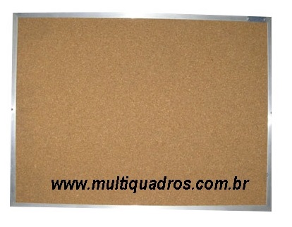 Quadro de Cortiça com Moldura de Alumínio